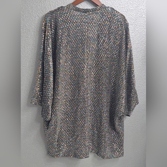 Open Cover Up Sparkles With Metallic Threads - Picture 9 of 9